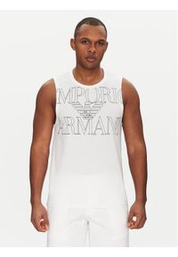 Emporio Armani Underwear Tank top EM000572 AF12326 U0002 Biały Regular Fit. Kolor: biały. Materiał: bawełna