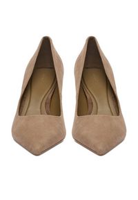 Gino Rossi - GINO ROSSI Szpilki EO-V2525-893 Beżowy. Kolor: beżowy. Materiał: skóra, zamsz. Obcas: na szpilce #2