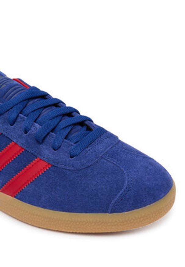 Adidas - adidas Sneakersy Gazelle JR6293 Granatowy. Kolor: niebieski. Materiał: skóra, zamsz. Model: Adidas Gazelle