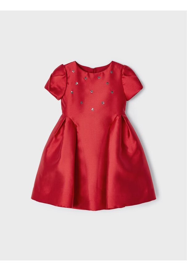 Sukienka elegancka Mayoral. Kolor: czerwony. Styl: elegancki