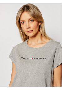 TOMMY HILFIGER - Tommy Hilfiger T-Shirt UW0UW01618 Szary Slim Fit. Kolor: szary. Materiał: bawełna