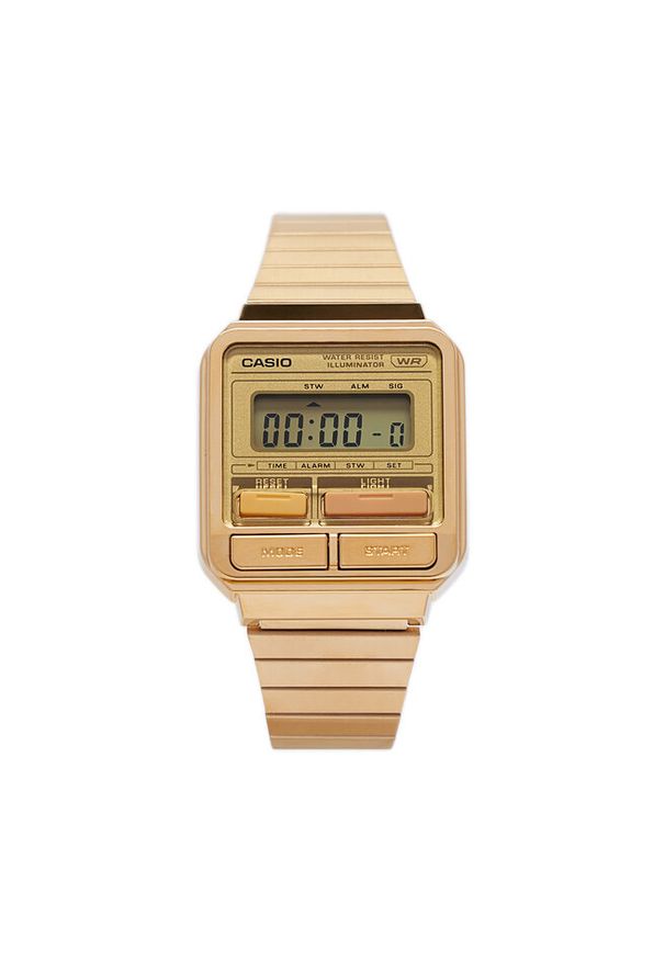 Zegarek Casio. Kolor: złoty. Styl: vintage