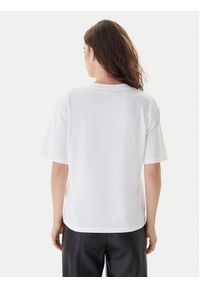 Karl Lagerfeld - KARL LAGERFELD T-Shirt B1W17031 Biały Relaxed Fit. Typ kołnierza: dekolt w karo. Kolor: biały. Materiał: bawełna #2