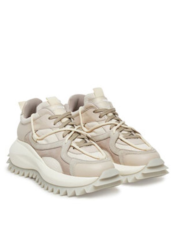 Vic Matié Sneakersy 1G3202D D22BQFTF68 Beżowy. Kolor: beżowy. Materiał: skóra