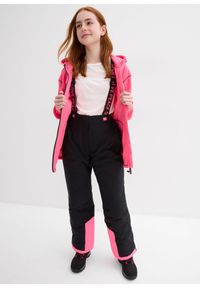 bonprix - Miękka rozpinana bluza polarowa z praktycznymi kieszeniami na zamek. Kolor: różowy. Materiał: polar #3