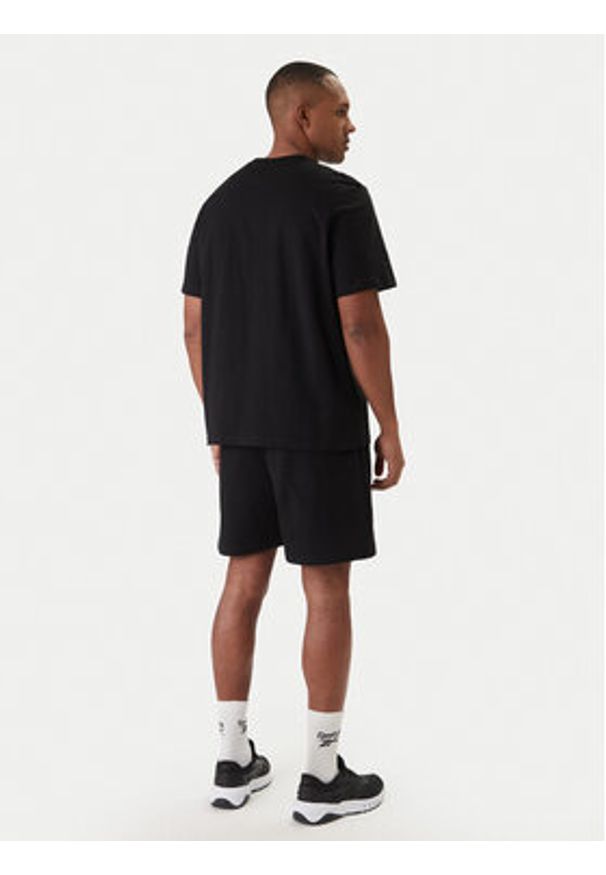 Reebok Komplet t-shirt i spodenki Baz RK25609CCM Czarny Regular Fit. Kolor: czarny. Materiał: syntetyk, bawełna
