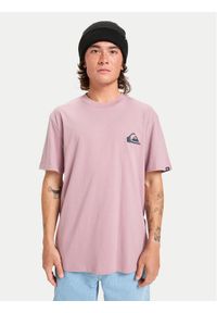 Quiksilver T-Shirt Ev Mini Logo Ss EQYZT08181 Fioletowy Regular Fit. Kolor: fioletowy. Materiał: bawełna #1
