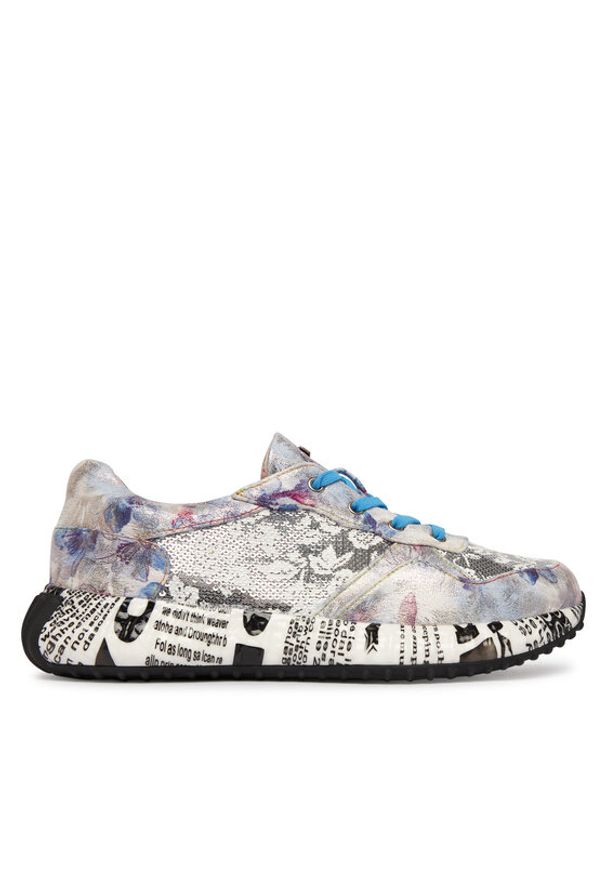 Laura Vita Sneakersy Burton 05 Kolorowy. Materiał: skóra. Wzór: kolorowy