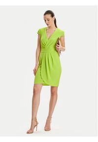 Rinascimento Sukienka koktajlowa CFC0117720003 Zielony Regular Fit. Kolor: zielony. Materiał: syntetyk. Styl: wizytowy