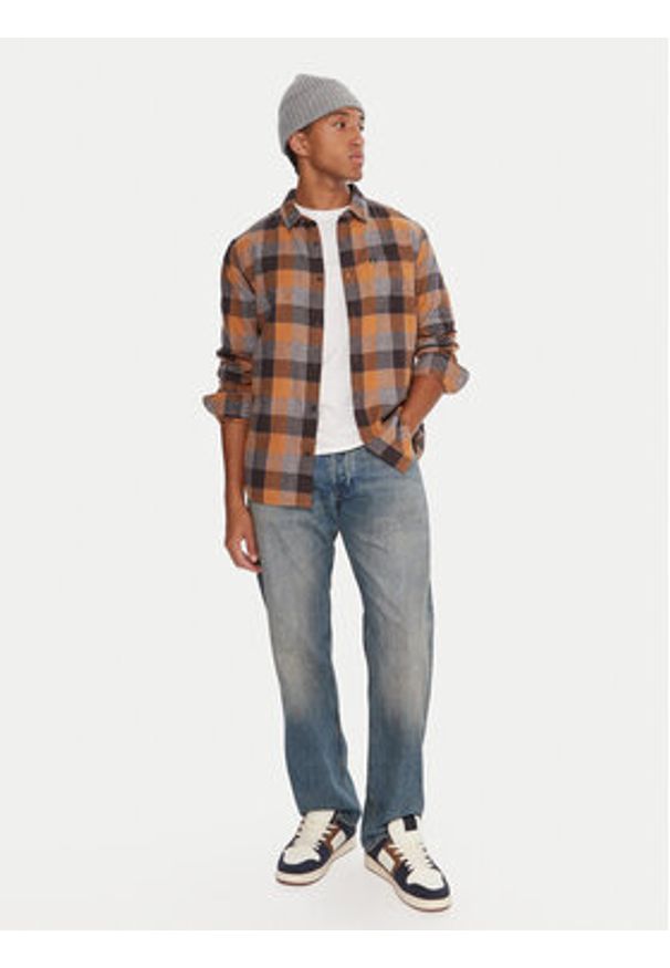 Quiksilver Koszula Motherfly Plaid EQYWT04642 Szary Regular Fit. Kolor: szary. Materiał: bawełna