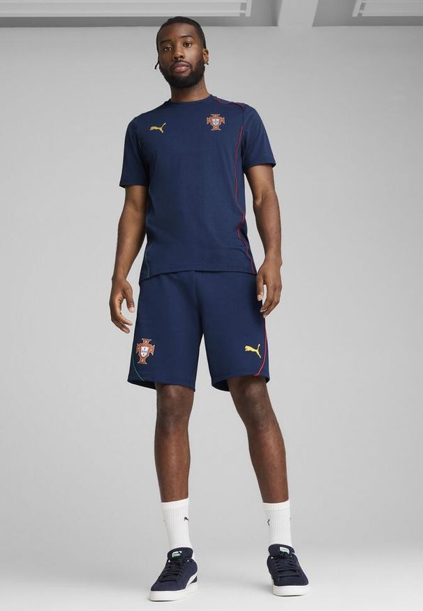 Puma - Męskie szorty Portugalia Casuals PUMA Persian Blue Sunny Yellow. Kolor: żółty, wielokolorowy, niebieski