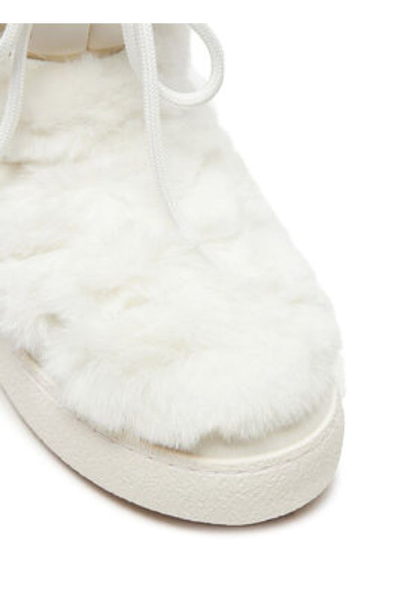 Moon Boot Śniegowce Ltrack Tube Faux-Fur 80D2450130 Biały. Kolor: biały. Materiał: skóra