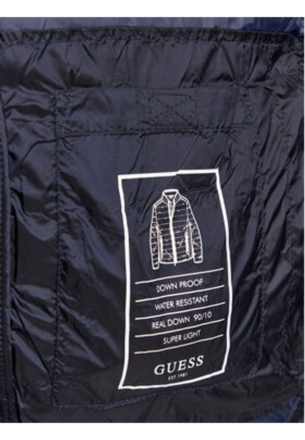 Guess Kurtka puchowa M1RL47 WDQ50 Granatowy Regular Fit. Kolor: niebieski. Materiał: syntetyk