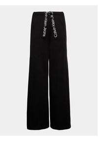 Calvin Klein Jeans Spodnie dresowe J20J221916 Czarny Relaxed Fit. Kolor: czarny. Materiał: dresówka, syntetyk #3