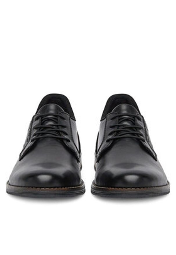 Rieker Półbuty 10353-00 Czarny. Kolor: czarny. Materiał: skóra