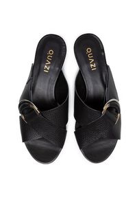 QUAZI Klapki QZ-72-04-000762 Czarny. Kolor: czarny. Materiał: skóra #5