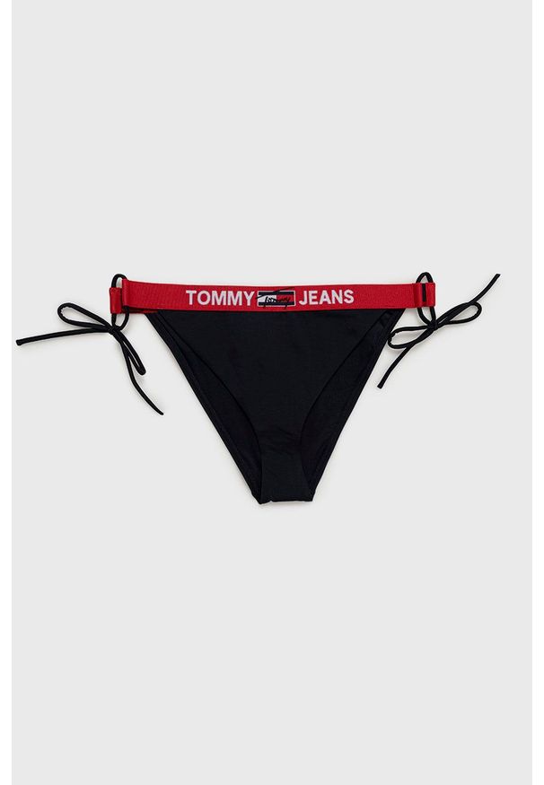 Tommy Jeans - Figi kąpielowe. Kolor: niebieski. Materiał: materiał