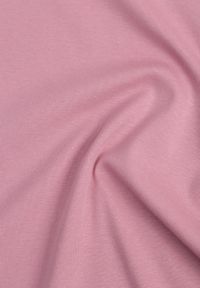 Renee - Różowa T-shirtowa Sukienka z Bawełny w Stylu Basic Retine. Okazja: na co dzień. Kolor: różowy. Materiał: bawełna. Długość rękawa: krótki rękaw. Typ sukienki: proste, oversize. Styl: rockowy, elegancki, casual #4