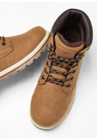 bonprix - Botki sznurowane Lico. Kolor: brązowy. Sezon: zima #2