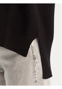 Kontatto Sweter 3M0842C Czarny Relaxed Fit. Kolor: czarny. Materiał: syntetyk, wiskoza #3