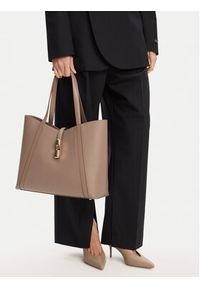 Furla Torebka Goccia L WB01788 BX3353 KH 3624S Beżowy. Kolor: beżowy. Materiał: skórzane #5