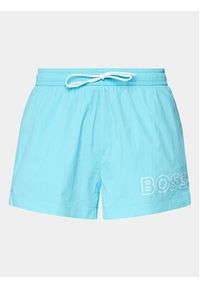 BOSS - Boss Szorty kąpielowe Mooneye 50469280 Niebieski Regular Fit. Kolor: niebieski. Materiał: syntetyk #3