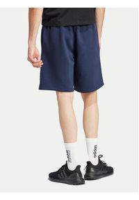 Adidas - adidas Szorty sportowe ALL SZN Fleece Graphic IW1195 Niebieski Regular Fit. Kolor: niebieski. Materiał: bawełna. Styl: sportowy #4