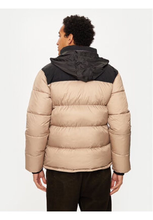 SCHOTT N.Y.C. Kurtka zimowa UTAH Beżowy Regular Fit. Kolor: beżowy. Materiał: syntetyk. Sezon: zima