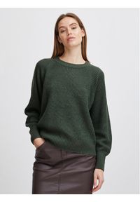 b.young Sweter 20813551 Zielony Regular Fit. Kolor: zielony. Materiał: syntetyk #1