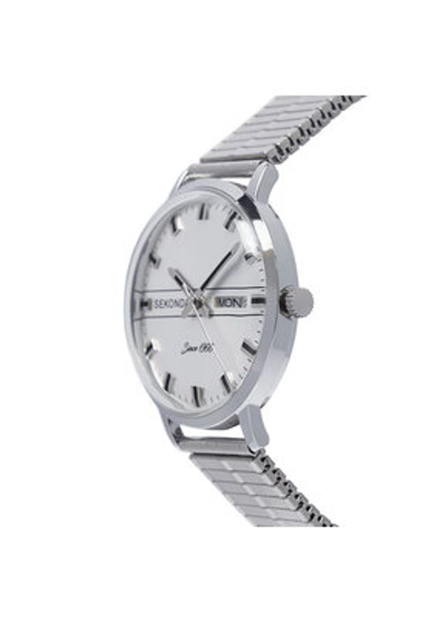 Sekonda Zegarek 1951 Srebrny. Kolor: srebrny