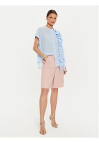 ViCOLO Bluzka TB2815 Niebieski Regular Fit. Kolor: niebieski. Materiał: bawełna #2