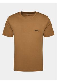 BOSS Komplet t-shirtów Tshirt Rn 3P Classic 50475284 Beżowy Regular Fit. Kolor: beżowy. Materiał: bawełna #5