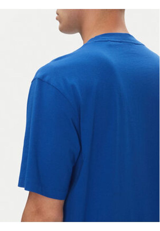 Hugo - HUGO T-Shirt Nurix 50545128 Niebieski Regular Fit. Kolor: niebieski. Materiał: bawełna