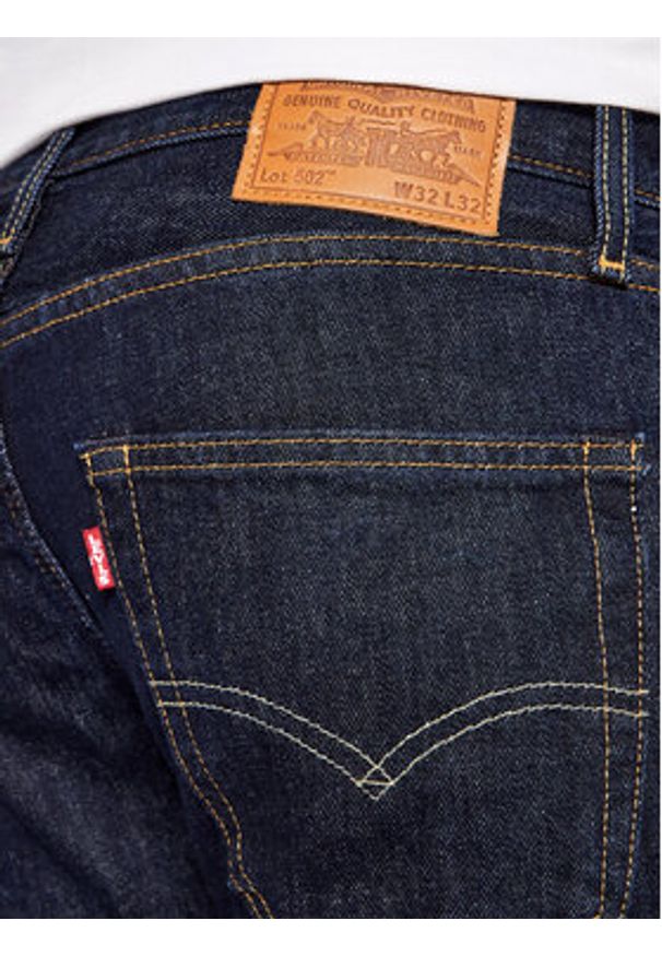Levi's® Jeansy 502™ 29507-0181 Granatowy Taper Fit. Kolor: niebieski