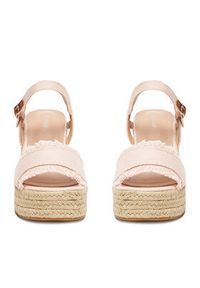 DeeZee Espadryle E0822-4A Różowy. Kolor: różowy. Materiał: materiał #7