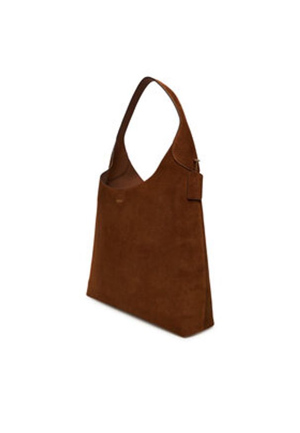 Coach Torebka CW636 Brązowy. Kolor: brązowy. Materiał: skórzane, zamszowe