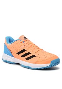 adidas Performance - Buty adidas Court Stabil Jr GX3760 Beaora/Cblack/Pulblu. Kolor: pomarańczowy #1