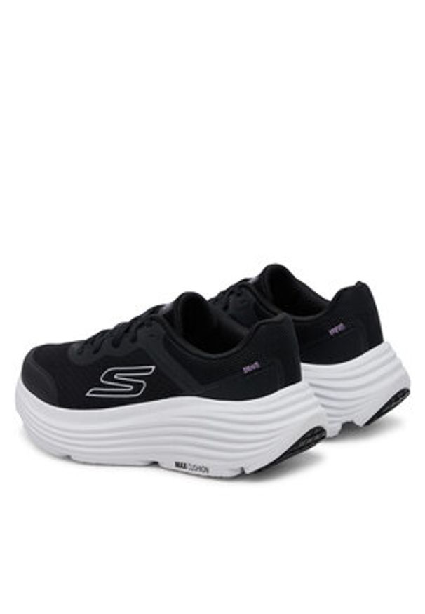 skechers - Skechers Buty do biegania Max Cushioning Endeavour 129470/BKW Czarny. Kolor: czarny. Materiał: materiał