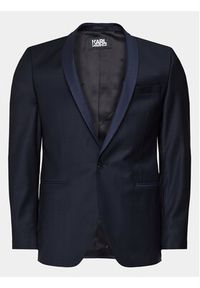 Karl Lagerfeld - KARL LAGERFELD Garnitur 105206 542096 Granatowy Regular Fit. Kolor: niebieski. Materiał: wełna #10