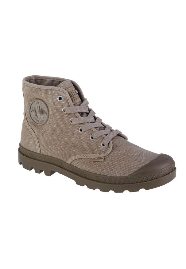 Buty sportowe Sneakersy męskie, Palladium Pampa Hi. Kolor: wielokolorowy, szary. Materiał: guma, tkanina. Sport: turystyka piesza