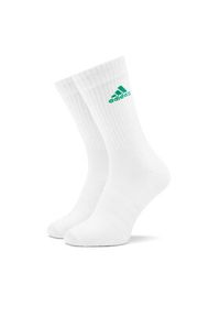 Adidas - adidas Skarpety wysokie unisex Cushioned Crew Socks 3 Pairs IC1314 Biały. Kolor: biały