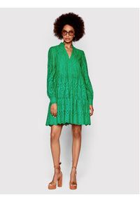 YAS Sukienka codzienna Holi 26027162 Zielony Relaxed Fit. Okazja: na co dzień. Kolor: zielony. Materiał: bawełna. Typ sukienki: proste. Styl: casual #2