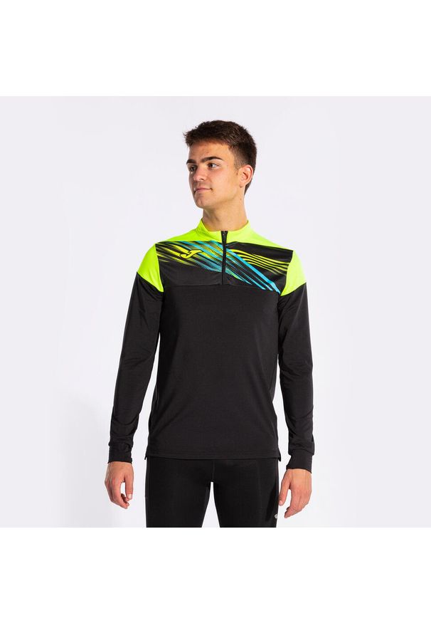 Bluza Joma Elite X. Kolor: czarny, wielokolorowy, żółty. Materiał: poliester. Sport: bieganie