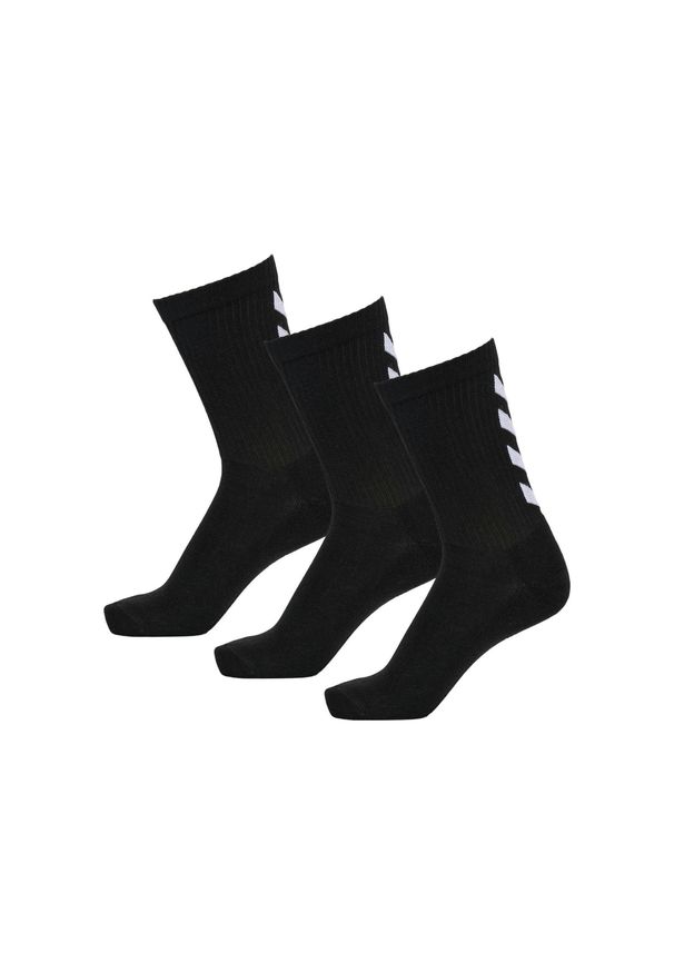Zestaw skarpet sportowych dla dorosłych Hummel Fundamental 3-Pack Sock. Kolor: czarny. Sport: piłka nożna