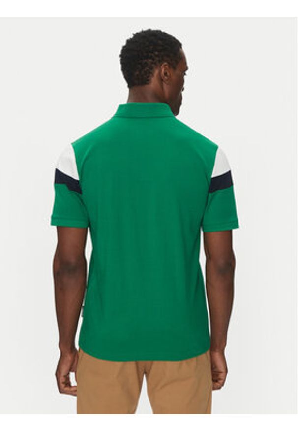 Hechter Paris Polo Pique X-Tech 74026 151929 Zielony Regular Fit. Typ kołnierza: polo. Kolor: zielony. Materiał: syntetyk