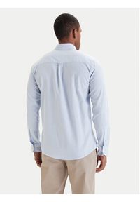 Aeronautica Militare Koszula 261CA1320UCT03532 Błękitny Regular Fit. Kolor: niebieski. Materiał: bawełna #5