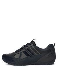 Geox Sneakersy U Ravex A U043FA 000ME C4002 Czarny. Kolor: czarny. Materiał: skóra #6
