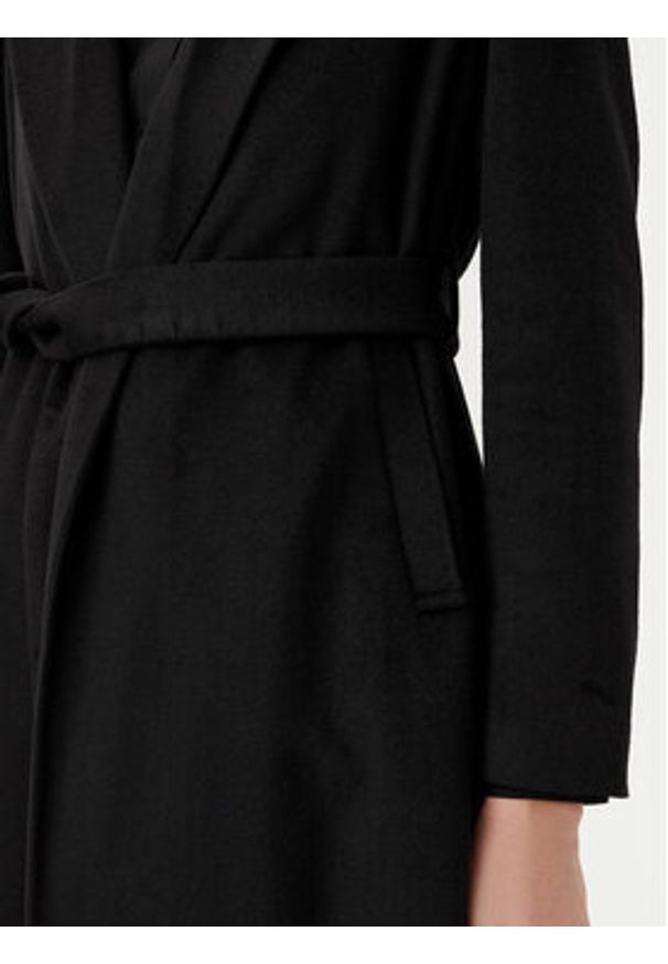 Motivi Płaszcz wełniany 0044Q000531N Czarny Regular Fit. Kolor: czarny. Materiał: wełna