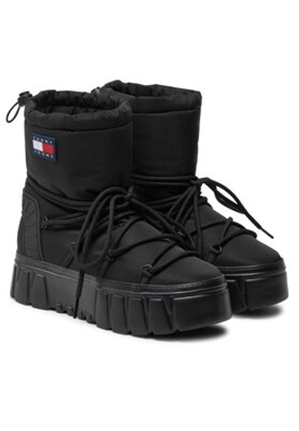 Tommy Jeans Śniegowce EN0EN02601 Czarny. Kolor: czarny. Materiał: materiał