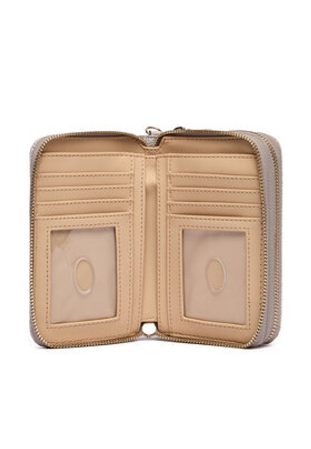 Guess Duży Portfel Damski Laurel II Slg SWSG74 59164 Beżowy. Kolor: beżowy. Materiał: skóra